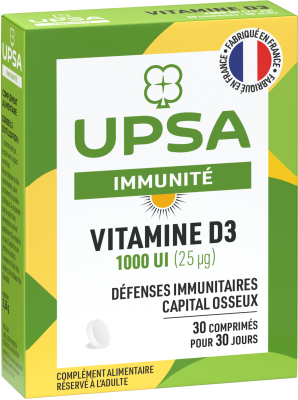 UPSA Immunité Vitamine D3 1000 UI (25ug)