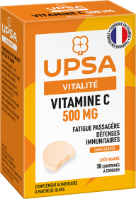 Vitamine C 500 mg, comprimés à croquer