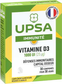 UPSA Immunité Vitamine D3 1000 UI (25ug)