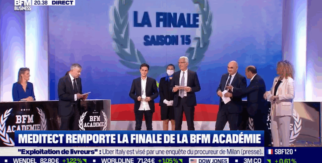Félicitations à notre partenaire Meditect, lauréat de la BFM Académie 2020