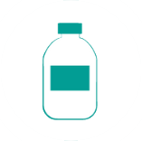 Bouteilles de sirop en verre & leur bouchon