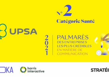 UPSA, 2ème entreprise la plus crédible en matière de communication (catégorie santé)