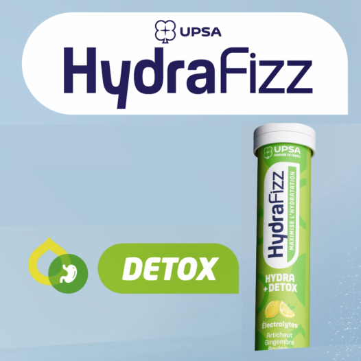Campagne UPSA Hydrafizz Detox