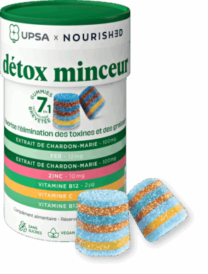 UPSA X NOURISHED – GOMITAS 7EN1 DÉTOX