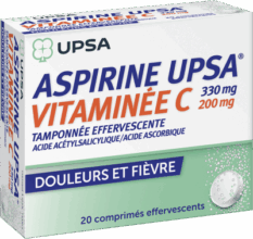 ASPIRINA UPSA® CON VITAMINA C TAMPONADA EFERVESCENTE