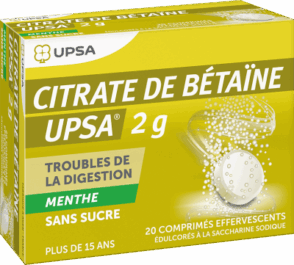 CITRATO DE BETAÍNA UPSA® 2 g SIN AZÚCAR (MENTA)