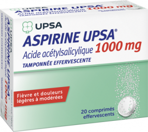 ASPIRINA UPSA® EFFERVESCENTE TAMPONATA 1000 mg