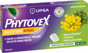 PHYTOVEX® PASTILLAS PARA EL DOLOR DE GARGANTA INTENSO